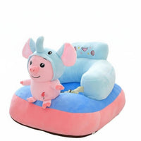 Anti-Fall Design Plush Sit-Training Chair Soft and Comfortable creatureShaped Sitting Trainer Easy to Clean infant Floor Seat Portable for Infants, Toddlers, Parents, play session, Nursery, Playroom, Living Room