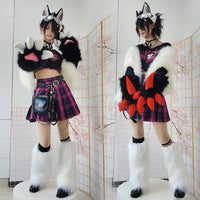 Handmade Cartoon Dragon Claw Gloves for Cosplay Fursuit