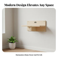 No-Drill Installation Floor-to-Ceiling Feline Tree Space-Saving Design Floor-to-Ceiling Feline Pole Modular Pet Furniture Adjustable Height for Renters, Apartment Dwellers, Owners of Large Felines, Small Capsules, Apartments, Living Room, Bedroom
