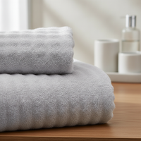 Thickened 7A Grade Cotton Bath Towel Set for Adults - Super Absorbent, Quick Dry, Lint-Free