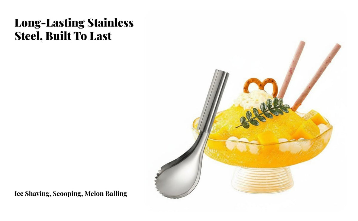 Serrated Pumpkin Ladle Multifunctional Fruit and Vegetable Corer Spoon Easy to Use Pumpkin Ladle for Home Cooks, Chefs, Catering, Parties, Summer