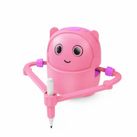 Robot with Drawing Arm Interactive Drawing Robot Doodle Bot Creative Art Toy Screenunplugged for Children, Tabletop, Playroom
