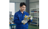 Single-Chamber Seeder Hopper with Drive Interface Transparent Sowing Box Mechanical Metering Box Compact for Agriculture