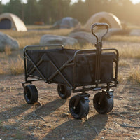 Lightweight Folding Wagon Space Saving Portable Hand Wagon Large Capacity for Travel