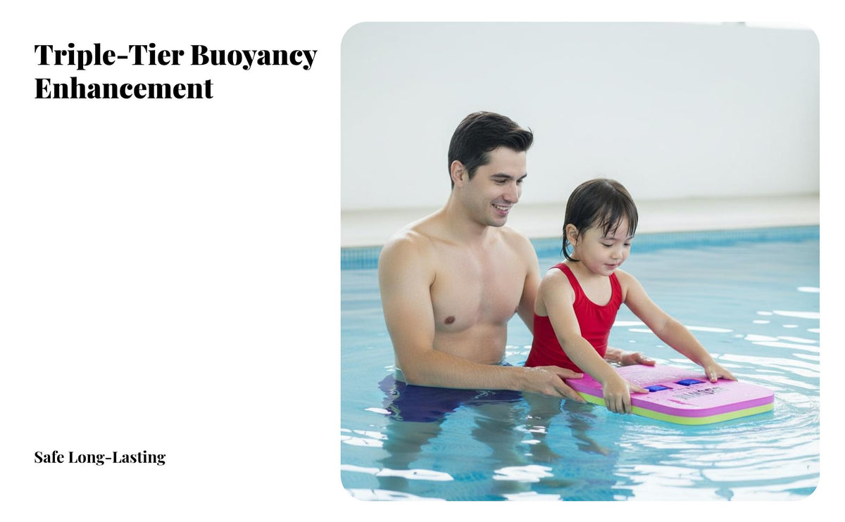 Swimming Kickboard Beginner Friendly Swim Training Float Extremely Buoyant EVA Foam Float Board for Children, Beginners, Water Park, Beach