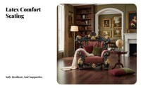3 Pieces Ornate Carved Frame Couch set European Design Living Room Furniture Luxurious design Sofa Set for Homeowners, Villa, estate, Hotel Lobby