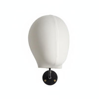Wall-Mounted Mannequin Head Multi-Color Options Velvet Hat Holder Luxury Look