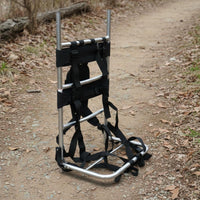 Aluminum Backpack Frame Pack Frame Lightweight Foldable Backpack Trolley for Fishermen