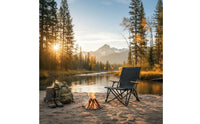 Reclining Camping Chair Lightweight Folding Camp Chair Breathable Outdoor Furniture for Picnic