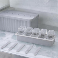 Food-Grade Silicone Ice Pop Molds with Press-Type Ice Cube Tray