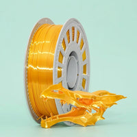 Satin PLA Filament 1.75mm Gold Sheen, 3D Printer 1kg Spool for Fused Deposition Modeling Dimensional Accuracy +/- 0.02mm