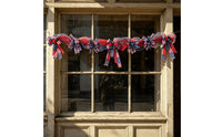 Wholesale American Flag Garland Easy to Hang USA Flag Garland Indoor Outdoor Use Independence Day Bunting Reusable for Independence Day, Event Venue, Storefront