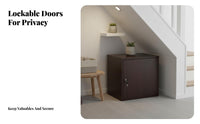 Customizable Layout Stackable Cube Cabinet with Doors Easy Assembly Stackable Cube with Door adaptable Use Household Storage DIY Design for Homeowners, Families, Students, Under Stairs, Study Room, Bedroom, Office
