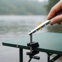 Pentagonal-Holed Hair Aligning Tool Sleek Surface Portable Fly Tying Aid Stable