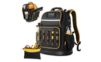 Tool Backpack Heavy Duty Tool Backpack with Laptop Compartment Numerous Pockets Bag for Technicians, Home Handypersons