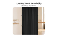 Privacy Curtain with Fasteners