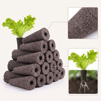 100 Pieces Growing Sponge Plug Soil-Less Gardening Supply Porous for Hydroponics