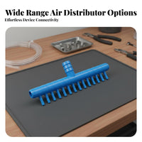 Aquarium Air Pump Splitter Easy Installation Fish Aquatic Air Current Distributor for Aquariums, Soilless Cultivation S Systems