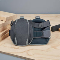Hook-and-Loop Straps Adjustable Kneeling Knee Pads Textured Front Floor Work Knee Pads Buckle Fasteners Protective Gear Encircling