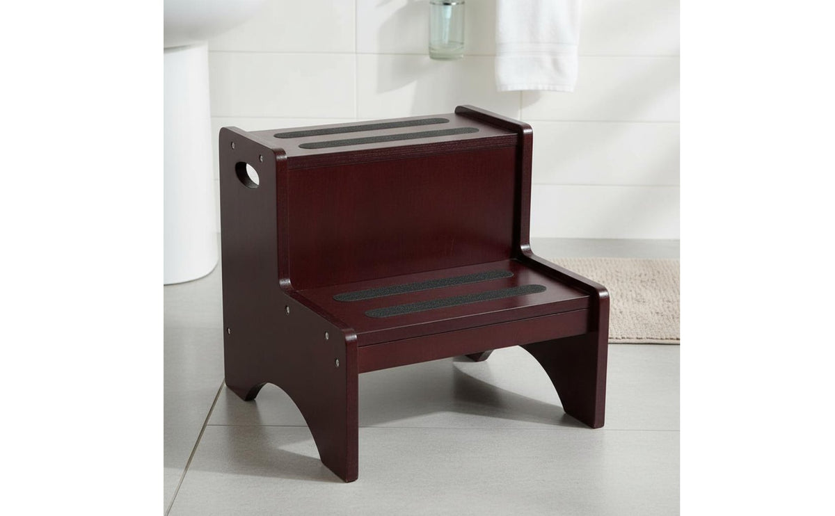 Child's Wooden Step Stool High Weight Capacity Children's Kitchen Helper Stool Holds up to 200 Lbs Child's Kitchen Helper for Young Children