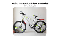 Mountain Bike Mudguard Set Wear-Resistant Mountain Bike Mudguards Front and Rear Mudguards Lightweight for Rainy Days