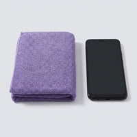 Highly Absorbent Microfibre Cloth with Locked Border, Microfibre Cleaning Cloth 30cm x 30cm Pack of 5, Car Cleaning Products for Kitchen Use