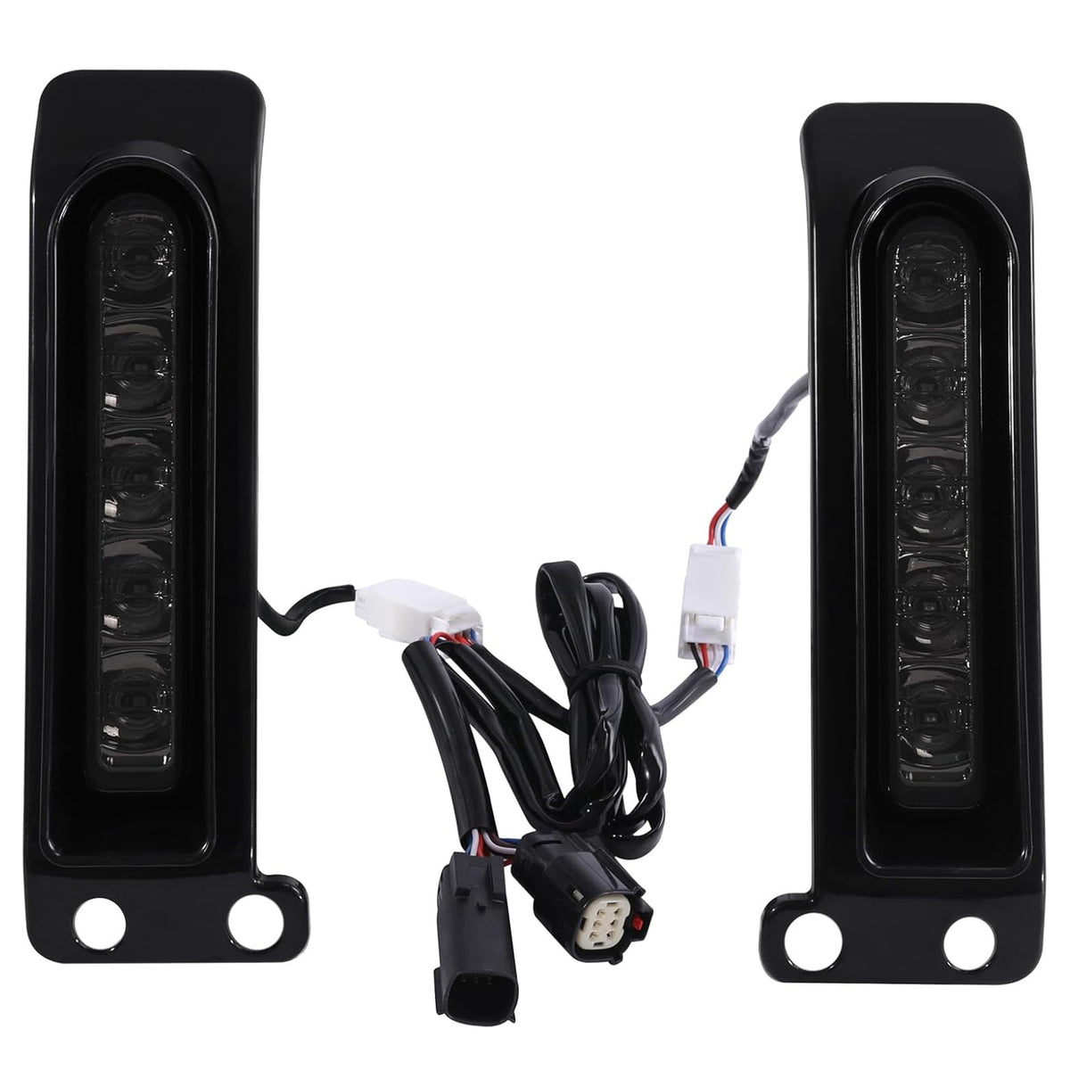 LED Motorcycle Lights Black Motorcycle Lights with Wiring Harness Illuminated Wiring Harness with for Motorcyclists