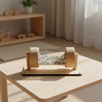 Wooden Rain Stick Handmade Rain Sound Tube Educational for Nursery