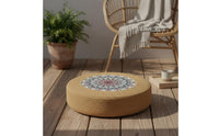Meditation Floor Pillow Thickened Woven Mat Seat Pillow Woven Mat Pillow Japanese Design Braided Floor Pillow
