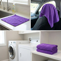 Thickened Microfibre Cloth and Microfibre Towel, Microfibre Towel 30cm x 40cm for Car Cleaning, Detailing Cloths