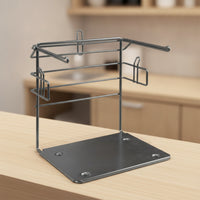 Bag Holder Rack Countertop Bag Holder Metal Storage Organizer for Cashiers, Packers