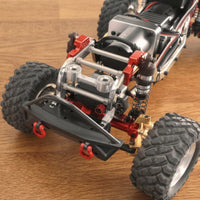 Front with Winch Mount Shackles Upgrade Front with Tow Hooks Scale for Trail Driving