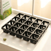 Indoor Plants and Outdoor Plants 20-Cell Multi-Cell Tray, Water-Saving Plant Trays for Home Office, 40x33x6.5cm Plant Pot Trays, Planting Tray