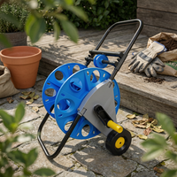 Garden Hose Reel Carrier Easy to Wind Garden Hose Carrier Auto Rewind