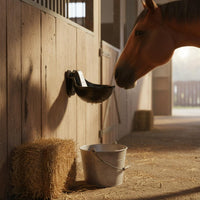 Automatic Horse Waterer Easy to Clean Stable Water Dispenser Cast Iron Livestock Drinking Bowl for Barn