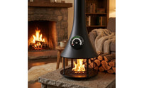 Analog Fireplace Thermometer Optimal Temperature Zone Fireplace Thermometer