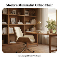 Modern Minimalist aesthetic Highspine Ergonomic Chair effortless Rolling Casters Office Furniture Adjustable Headrest rotating Seat for managements, Remote Workers, Students, Study Room, Workstation