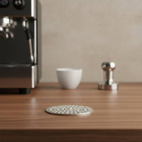 Keeps Brew Head Clean Espresso Puck Screen Stainless Steel Portafilter Contact Screen for Baristas, Cafe, Home Brewing