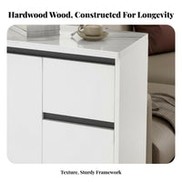 Multi-Functional Sofa Partition Cabinet Slate Countertop Sideboard Strong Load-Bearing Indoor Storage Sturdy Construction for Apartment Dwellers, Homeowners, Interior Design Enthusiasts, Living Room, Dining Area, Entryway, Hallway