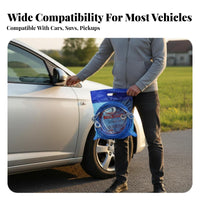 Steel Pull Rope Emergency Use Pulling Gear sturdyDuty Vehicle Recovery Gear for Automobile Owners, Long-Distance Travelers, Highwayside Assistance