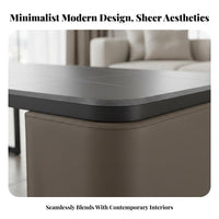 2 Pieces Nesting Stand Set Minimalist aesthetic Coffee Table Modern Look Easy Assembly for Students