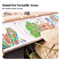Keeps Material Tight Desktop Embroidery Frame Sturdy & Stable Design Adjustable Embroidery Frame Easy Assembly for Crafters, Home