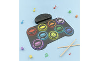 Children's Drum Pad Colorful Music Toy Built-in Speaker