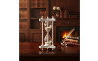 Sand Clock with Triangular Frame Modern Triangular Sand Glass Classic Sand Clock for Desk, Study