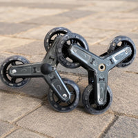 Triangle Replacement Casters Heavy-Duty Triangular Caster Non-Slip Hardware for Shopping Carts