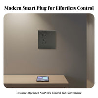 Type 86 Time-Based Control and Schedule Function Digital Wall Outlet Manual Push Control Panel Outlet for Homeowners, Hobbyists, Home, Bedroom