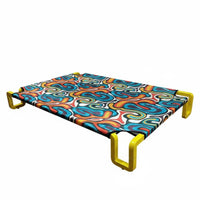 Washable Dog Cot All-Season Elevated Dog Bed Easy to Clean Raised Pet Bed Moisture-Proof for Dogs, Cats, Summer, Outdoor, Travel, Camping