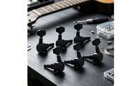 6 Pieces Closed-Gear Guitar Locking Tuners Precision Guitar Tuning Machines with Sealed Housing Easy to Install Locking Tuner Accurate for Guitarists, Luthier