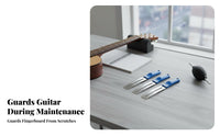 3 Pieces Anti-Scratch Guitar Fret Protector Long-Lasting Stainless Steel Fret Polishing Guard Multiple Sizes Included for DIY Musicians