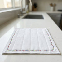 Oil Resistant Dish Cloths and Super Wipe Cloth, Viscose Multilayer Dishcloths for Dishwashing, Textured Absorbent Rainbow Kitchen Cleaning Tool